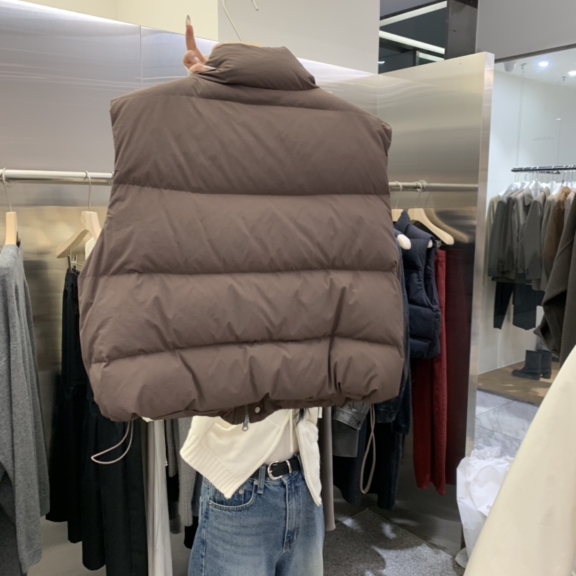 VELVET UNDERGROUND韓國直郵㊣女裝新品25秋冬馬甲不含內搭填充鴨絨VELVET UNDERGROUND馬甲