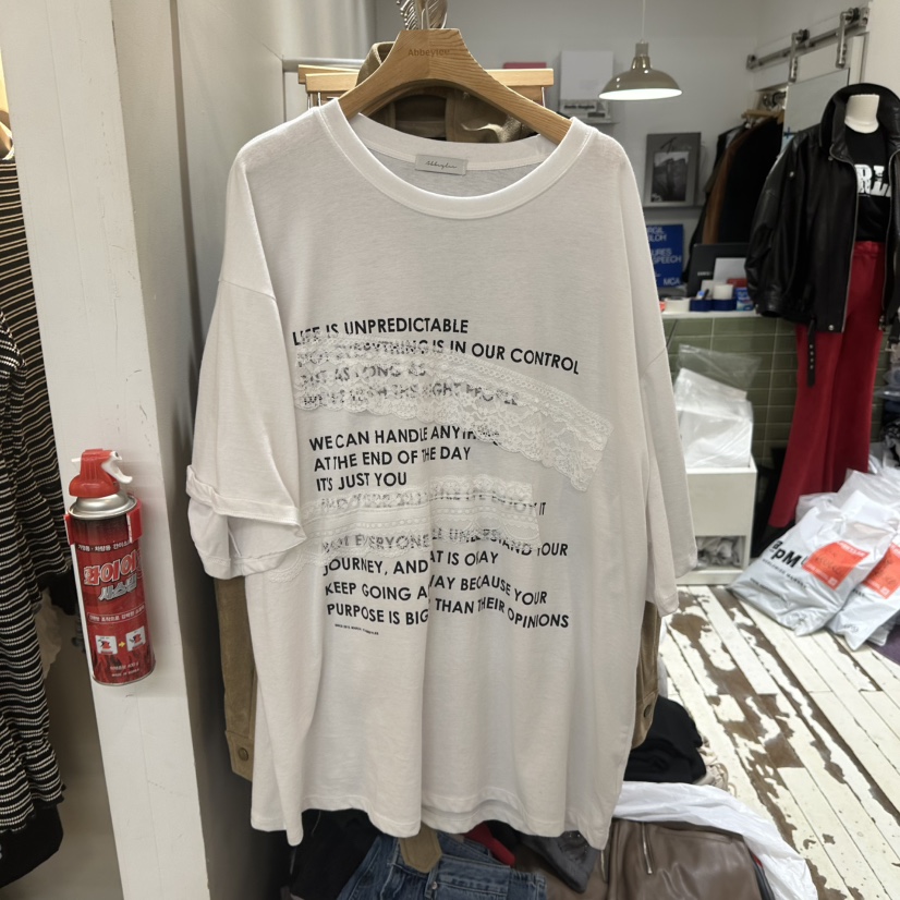 ABBEYLEE東大門㊣代購女裝新品職業真品人氣推薦休閑25秋冬T恤ABBEYLEET恤