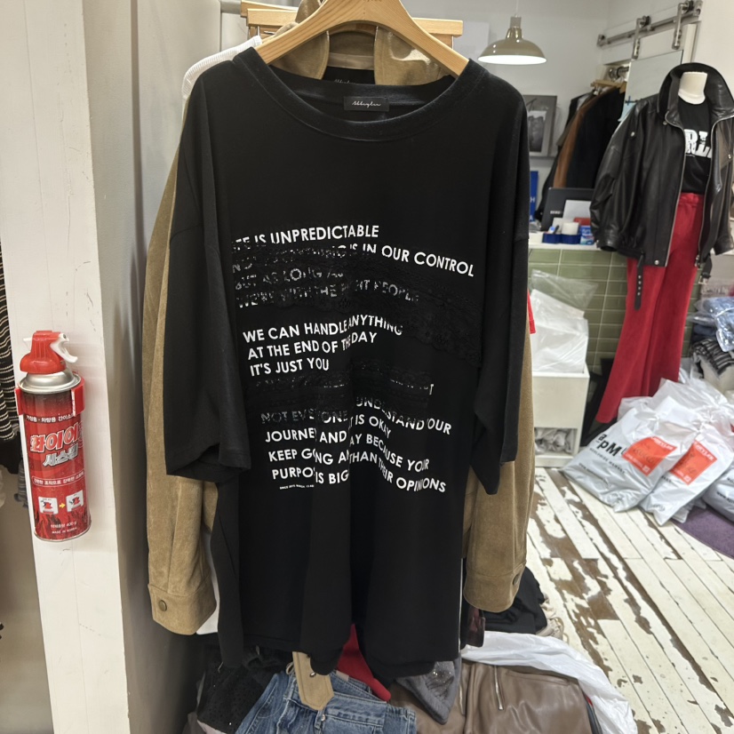 ABBEYLEE東大門㊣代購女裝新品職業真品人氣推薦休閑25秋冬T恤ABBEYLEET恤圖色2