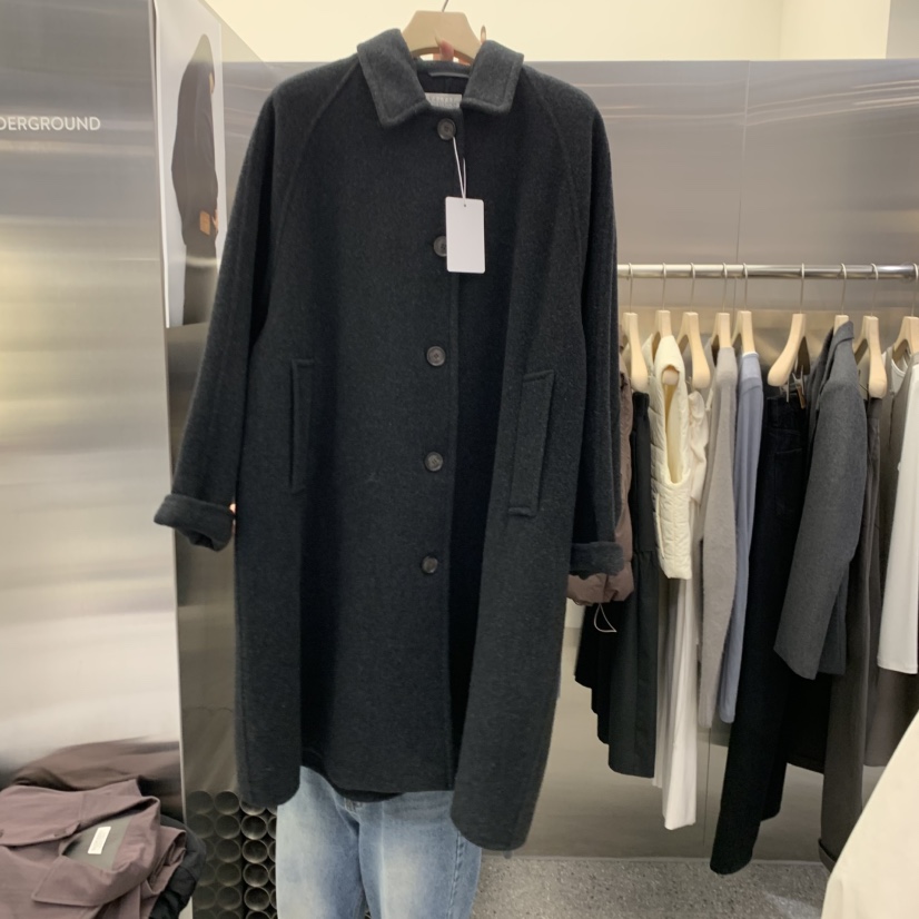 VELVET UNDERGROUND東大門㊣直郵女裝新品25秋冬中長款大衣手工制作VELVET UNDERGROUND中長款大衣圖色3