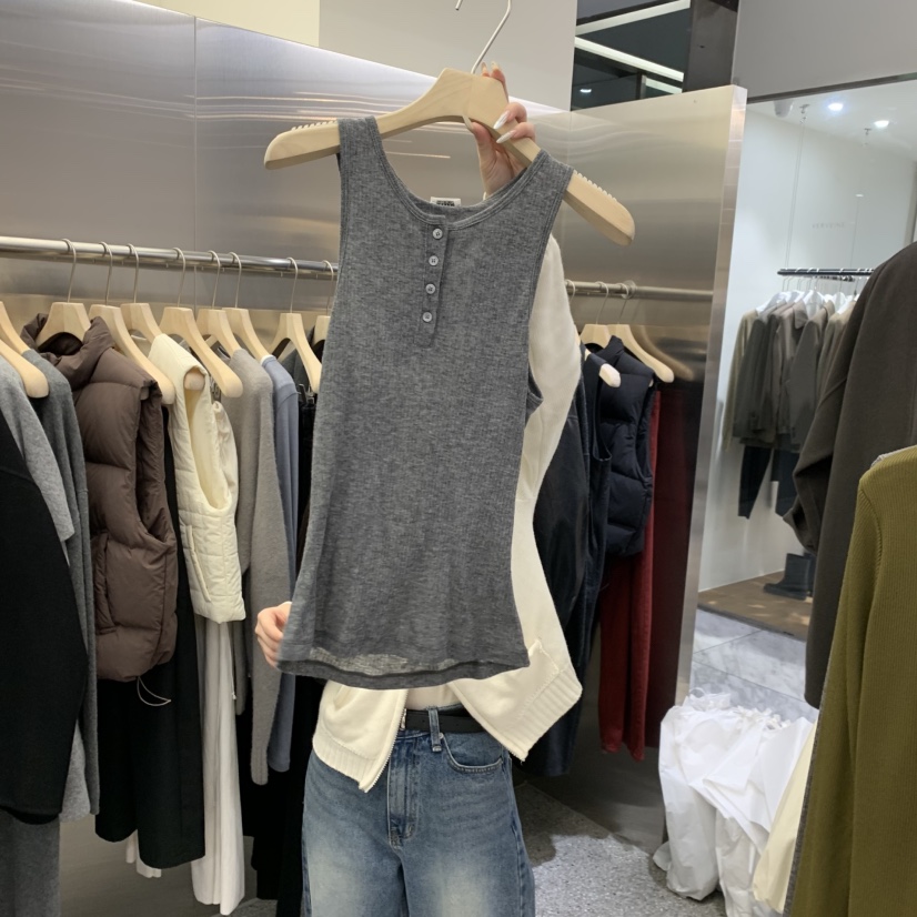VELVET UNDERGROUND韓國代購㊣女士新款職業吊帶背心不含內搭VELVET UNDERGROUND吊帶/背心