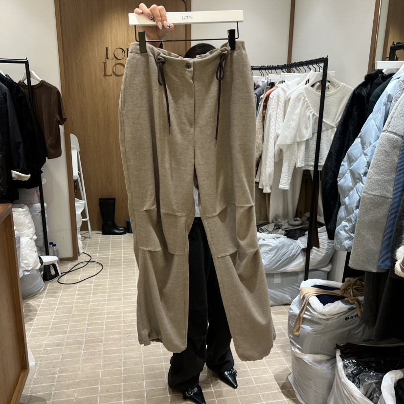 LOFN韓國代購㊣女士新款職業休閑推薦時尚25秋冬人氣休閑褲LOFN休閑褲圖色2