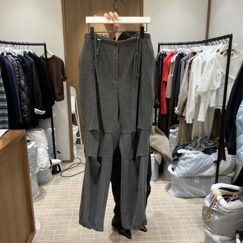 LOFN韓國代購㊣女士新款職業休閑推薦時尚25秋冬人氣休閑褲LOFN休閑褲圖色3
