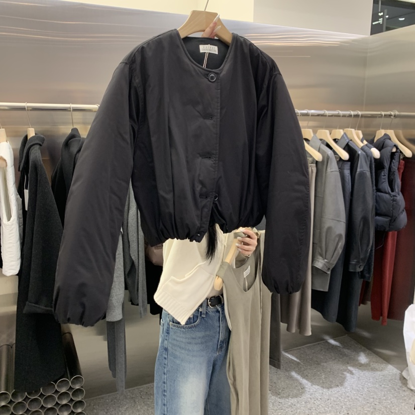 VELVET UNDERGROUND韓國直郵㊣女士新品25秋冬夾克棉質夾棉VELVET UNDERGROUND夾克圖色2