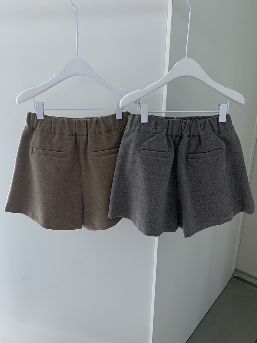 SHOP POSTER東大門㊣直郵女裝新品25秋冬職業休閑短褲喇叭SHOP_POSTER短褲