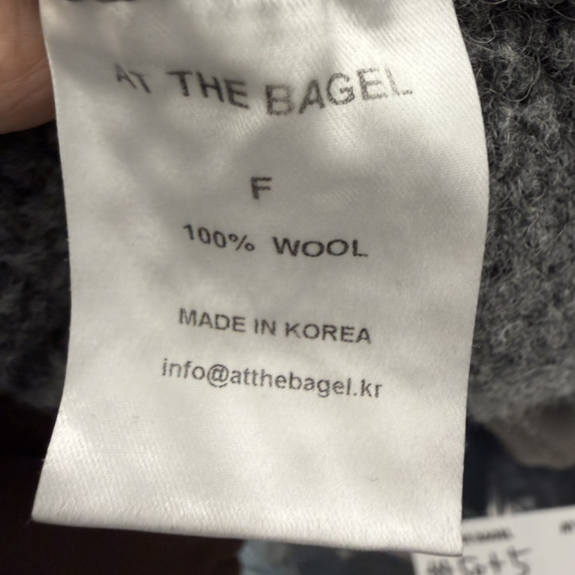AT THE BAGEL東大門㊣直郵女士新品時尚職業熱賣25秋冬毛衣AT THE BAGEL毛衣
