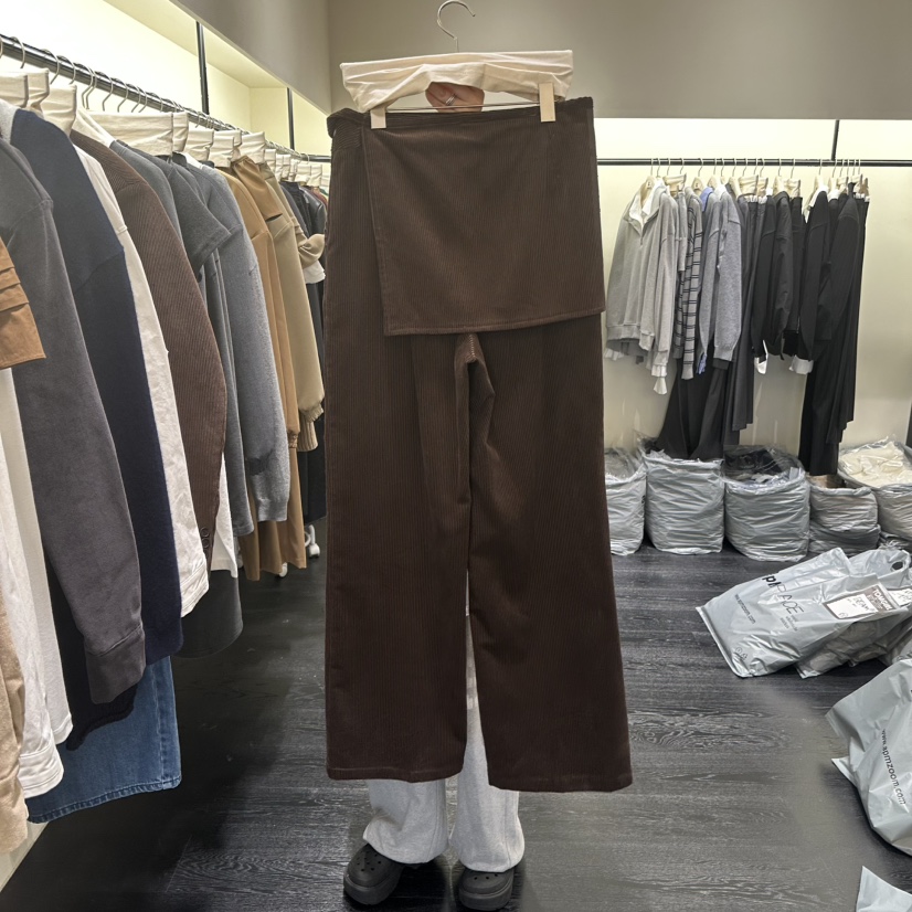 TOMGIRL東大門㊣直郵女裝新品職業25秋冬真品推薦裙褲燈芯絨TOMGIRL裙褲