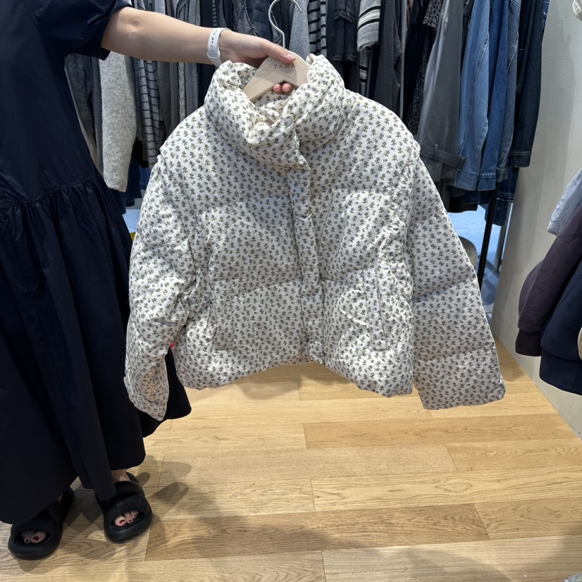 TARA韓國代購㊣女裝新品職業真品人氣推薦熱賣時尚短款棉服TARA短款棉服