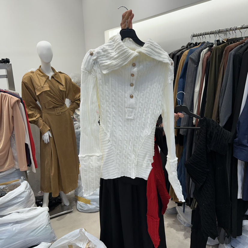 SENSIBLE-S東大門㊣直郵女裝新品休閑25秋冬人氣針織衫羊毛SENSIBLE針織衫圖色1