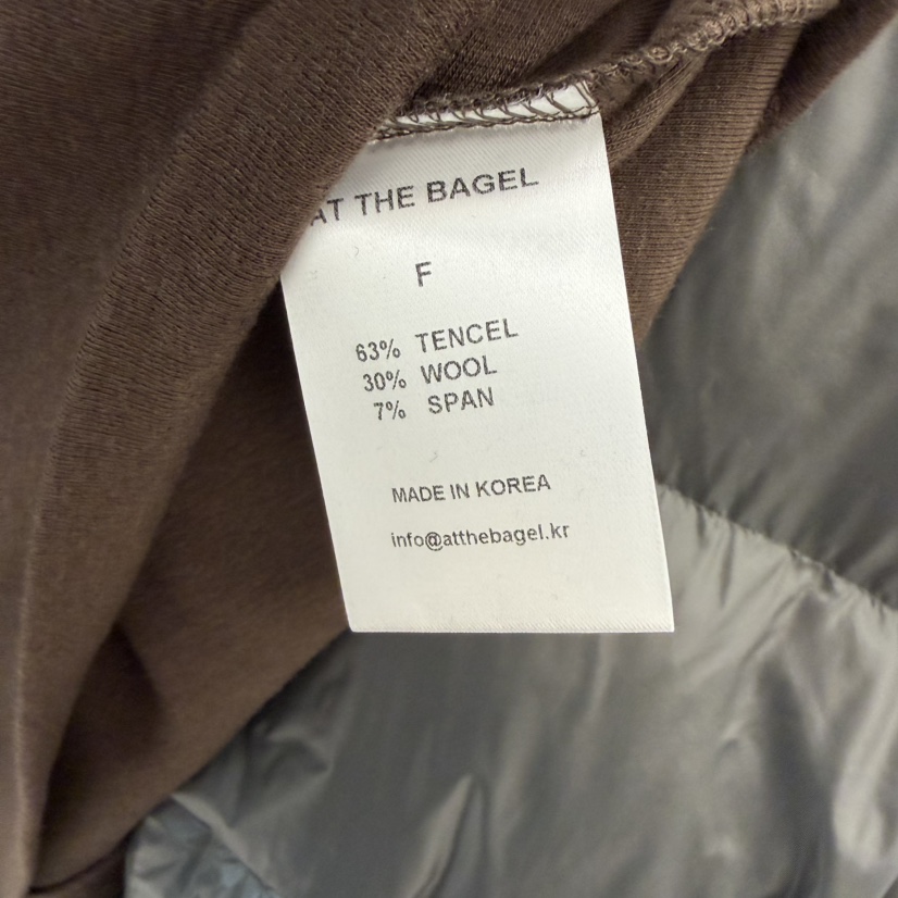 AT THE BAGEL韓國代購㊣女裝新品人氣25秋冬時尚推薦長袖T恤AT THE BAGEL長袖T恤