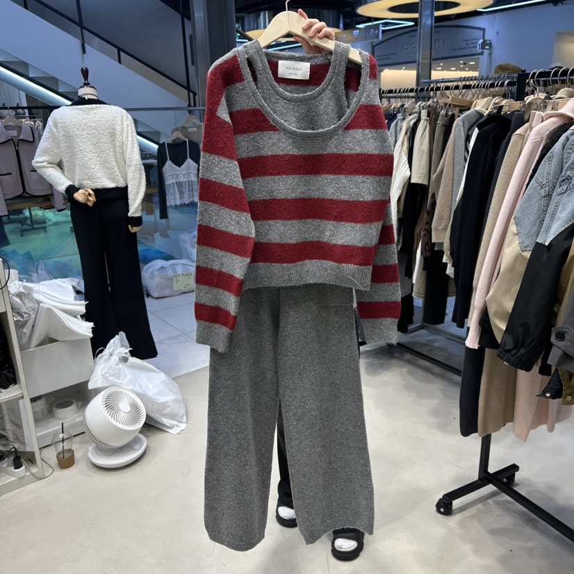 HOT PLACE韓國直郵㊣女士新品休閑推薦職業套裝單排扣開衫HOT PLACE/DREAM GIRIS套裝圖色1