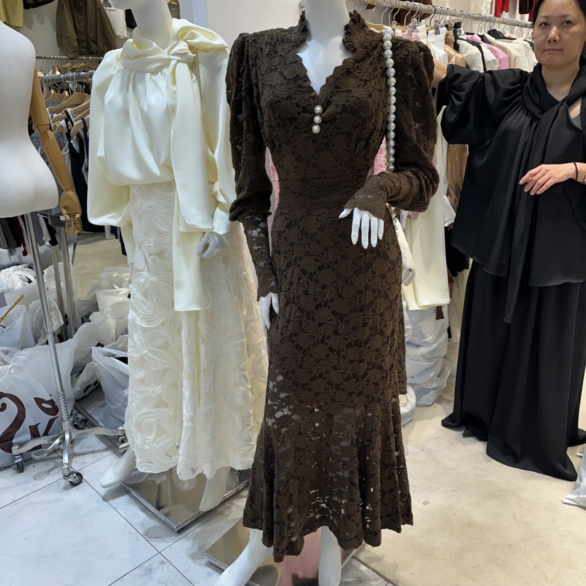 SENSIBLE-S東大門㊣直郵女裝新品熱賣時尚真品25秋冬連衣裙蕾絲SENSIBLE連衣裙圖色3