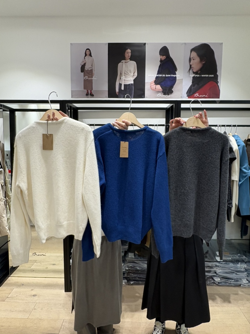 BRUNI/RICOTTA東大門㊣直郵女士新品人氣休閑25秋冬針織衫BRUNI/RICOTTA針織衫
