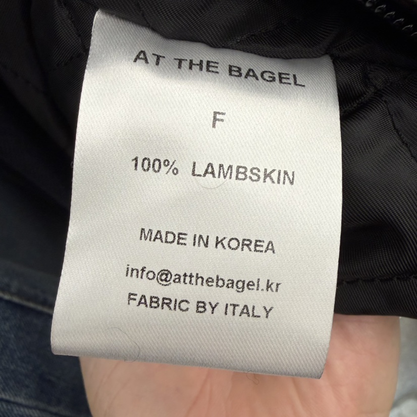 AT THE BAGEL韓國直郵㊣女裝新款時尚推薦職業真品休閑夾克AT THE BAGEL夾克