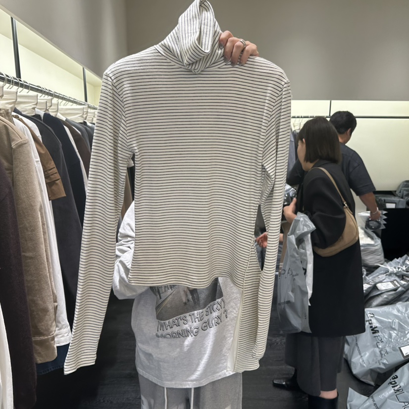 TOMGIRL東大門㊣實拍女裝新品時尚熱賣25秋冬真品休閑長袖T恤TOMGIRL長袖T恤