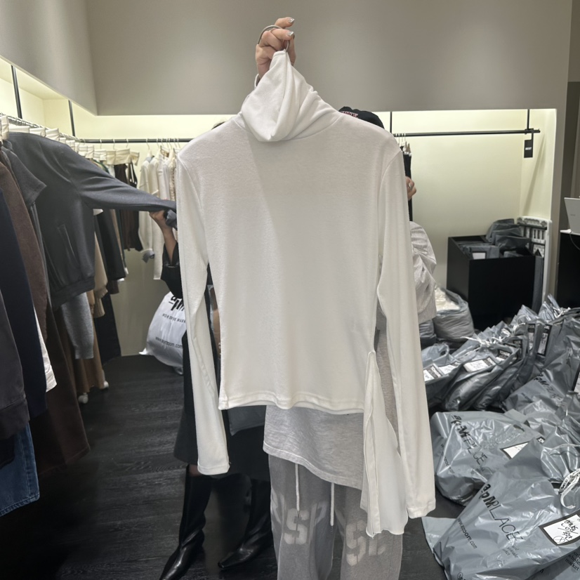 TOMGIRL東大門㊣實拍女裝新品時尚熱賣25秋冬真品休閑長袖T恤TOMGIRL長袖T恤圖色2
