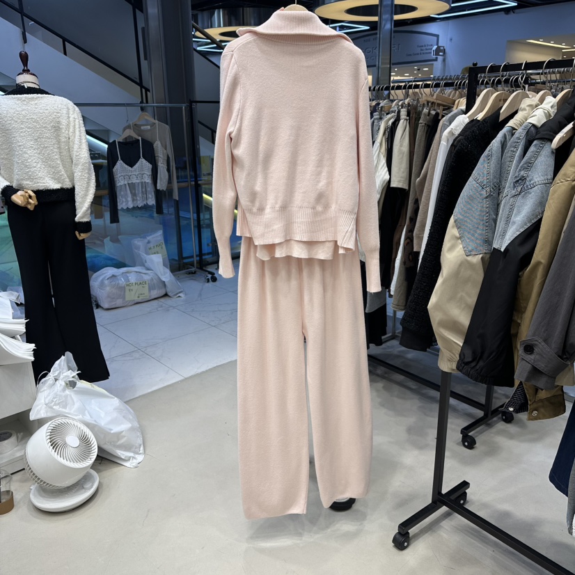 HOT PLACE東大門㊣實拍女士新款時尚職業熱賣休閑套裝拉鏈HOT PLACE/DREAM GIRIS套裝