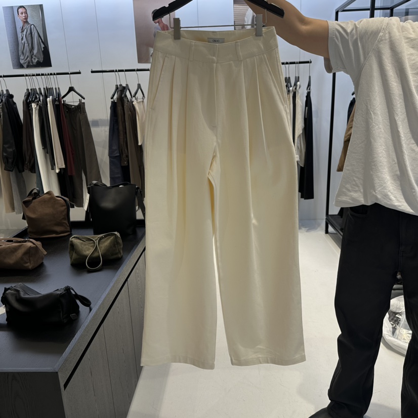 OSOO韓國直郵㊣女士新品休閑熱賣職業人氣時尚25秋冬休閑褲OSOO休閑褲圖色1