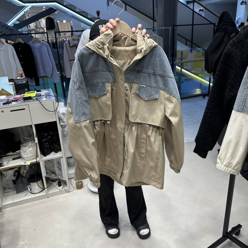 HOT PLACE東大門㊣實拍女裝新品人氣時尚休閑職業夾克拼色HOT PLACE/DREAM GIRIS夾克