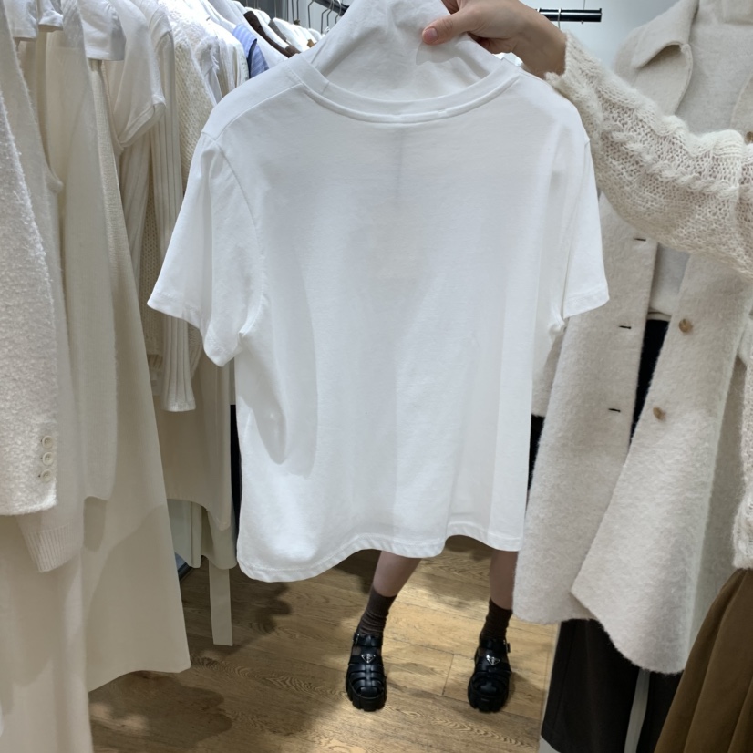 VERVEINE東大門㊣代購女士新品25秋冬真品熱賣時尚T恤短款棉VERVEINET恤