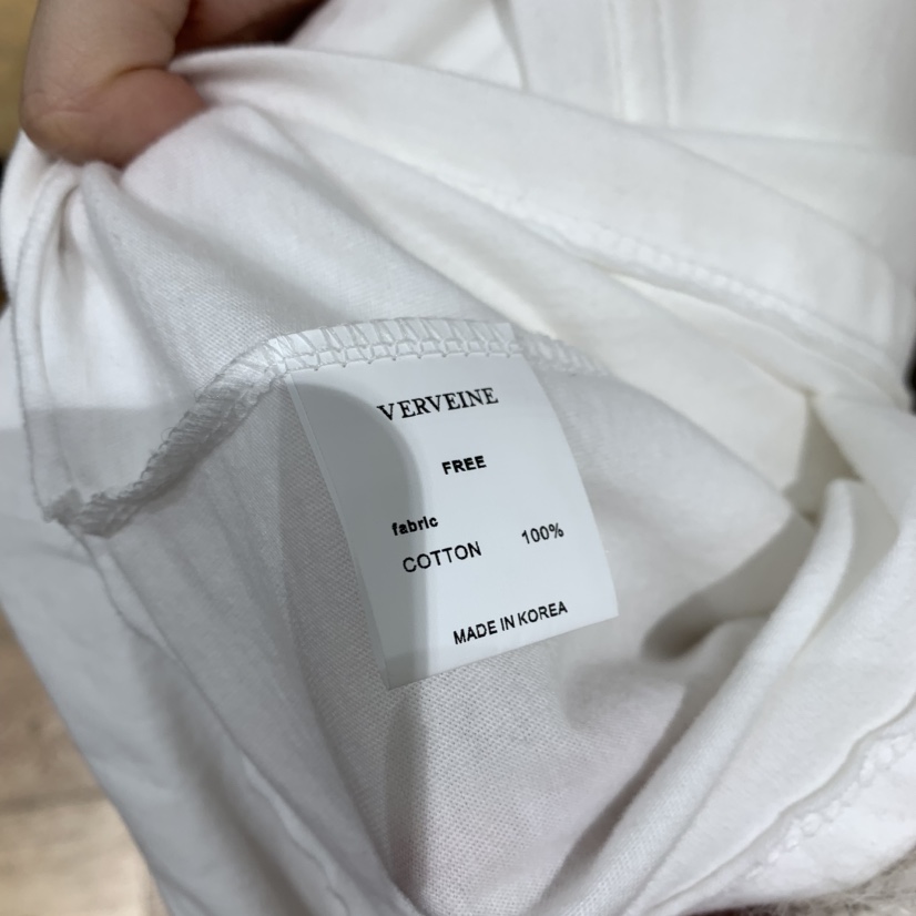 VERVEINE東大門㊣代購女士新品25秋冬真品熱賣時尚T恤短款棉VERVEINET恤