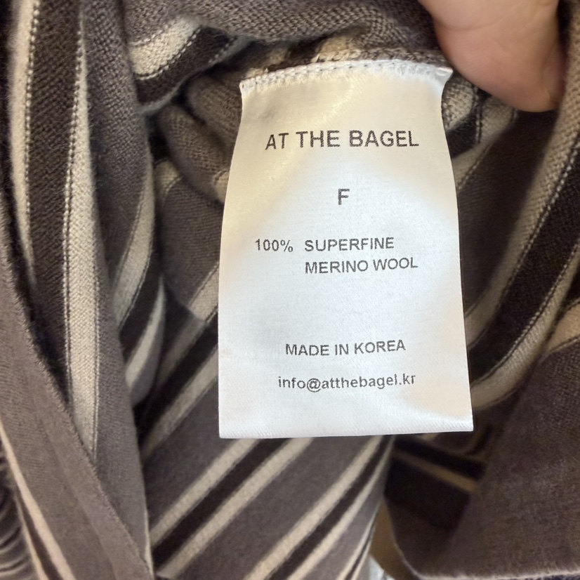 AT THE BAGEL東大門㊣實拍女裝新款真品時尚人氣職業針織衫AT THE BAGEL針織衫