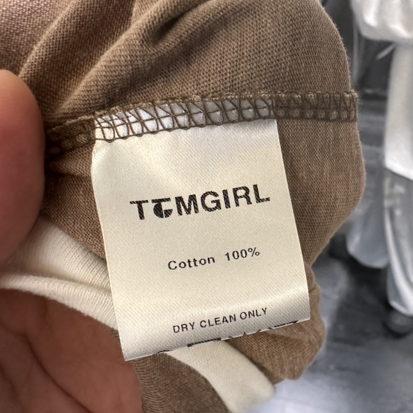 TOMGIRL東大門㊣實拍女士新品職業休閑人氣熱賣真品長袖T恤TOMGIRL長袖T恤
