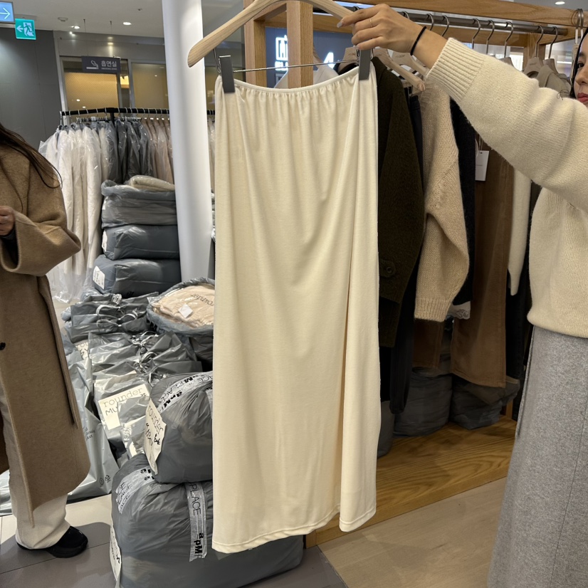 ROUNDER東大門㊣實拍女士新款熱賣時尚真品人氣長裙天鵝絨長款ROUNDER長裙圖色1
