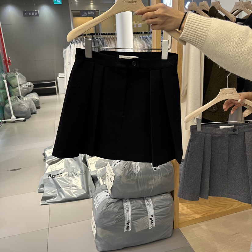 ROUNDER東大門㊣實拍女裝新品熱賣推薦職業休閑真品人氣短裙ROUNDER短裙圖色3