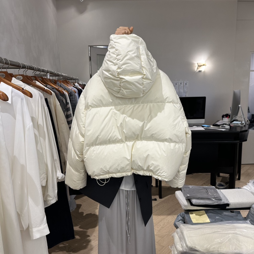 BRUSH-P東大門㊣實拍女裝新款推薦25秋冬短款羽絨服短款連帽絨BRUSH-P短款羽絨服