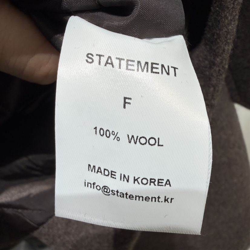 STATEMENT東大門㊣實拍女裝新品人氣真品時尚熱賣夾克含腰帶STATEMENT夾克