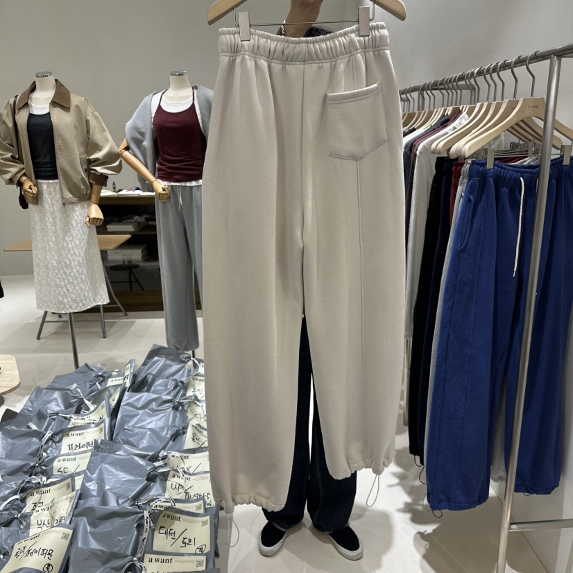 A WANT東大門㊣代購女士新款時尚真品推薦熱賣休閑休閑褲加絨A WANT休閑褲