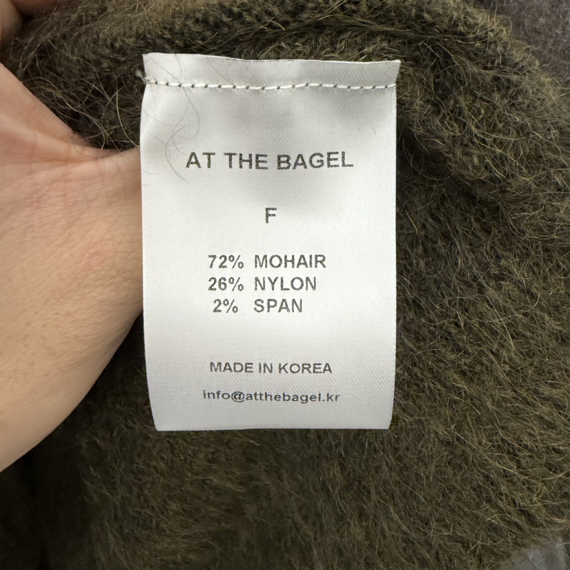 AT THE BAGEL東大門㊣代購女裝新款時尚25秋冬人氣真品馬甲AT THE BAGEL馬甲