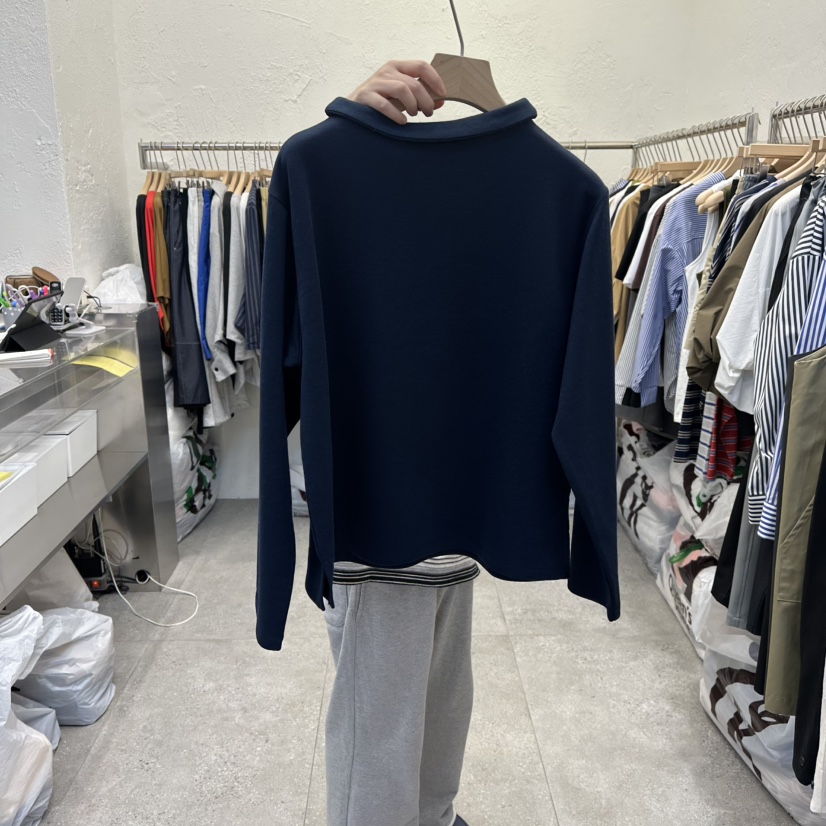 DA YLOG韓國代購㊣女裝新品人氣休閑真品推薦熱賣長袖T恤船領DA YLOG長袖T恤圖色3