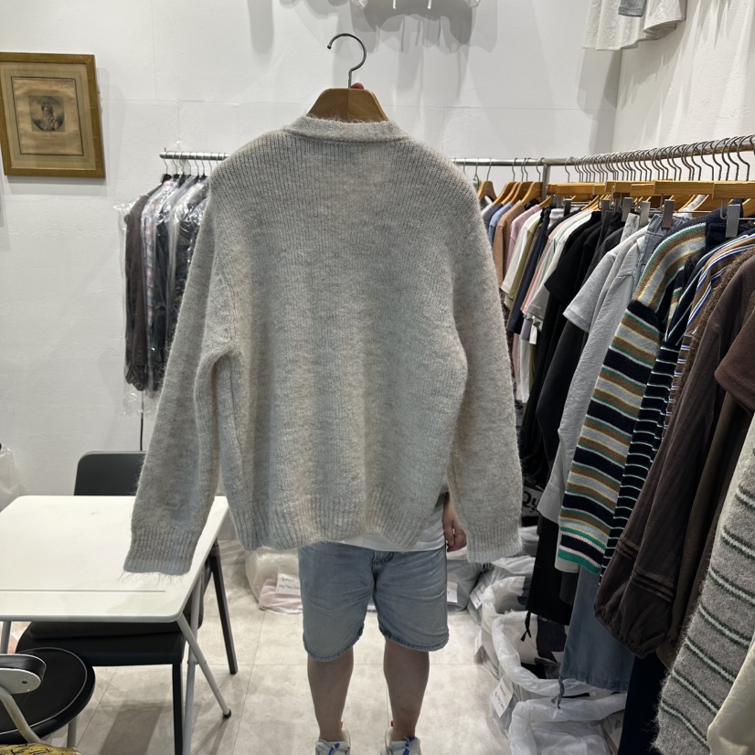 MODS-Q東大門㊣實拍女士新品時尚熱賣職業25秋冬毛衣假兩件開衫MODS-Q毛衣