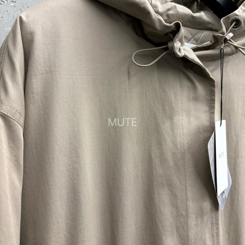 MUTE-P東大門㊣實拍女士新款25秋冬真品人氣休閑時尚長款風衣MUTE長款風衣