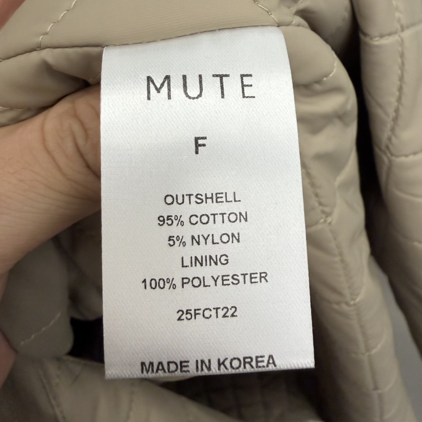 MUTE-P東大門㊣實拍女士新款25秋冬真品人氣休閑時尚長款風衣MUTE長款風衣