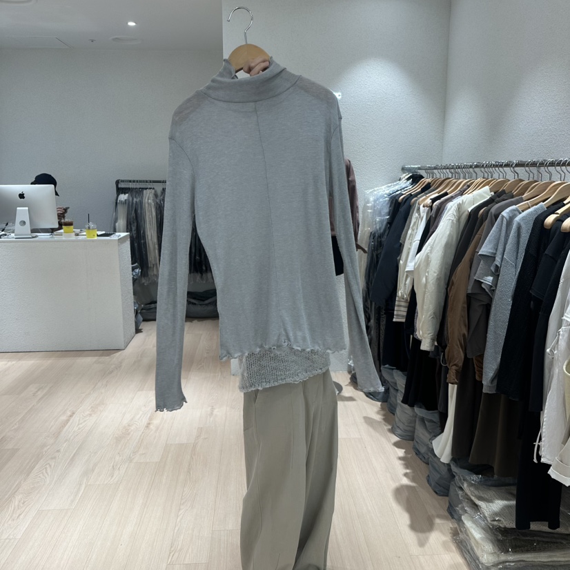 EPIC-S東大門㊣實拍女士新品休閑25秋冬時尚職業真品長袖T恤EPIC-S長袖T恤