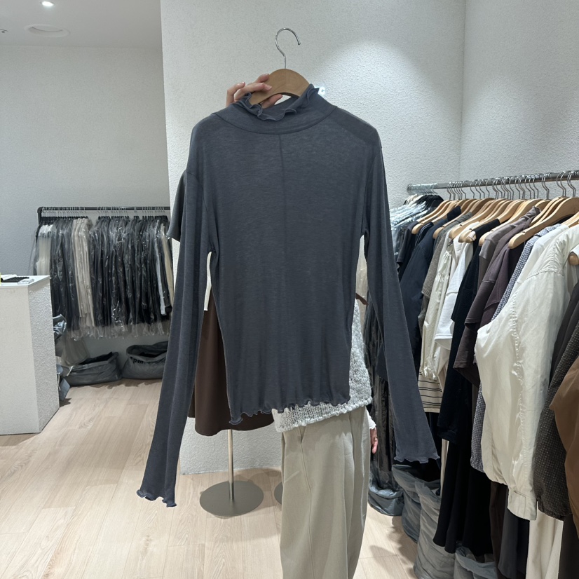 EPIC-S東大門㊣實拍女士新品休閑25秋冬時尚職業真品長袖T恤EPIC-S長袖T恤圖色4