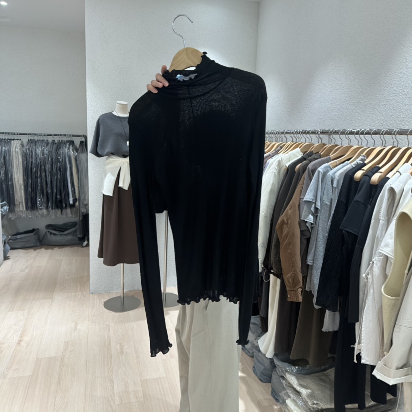 EPIC-S東大門㊣實拍女士新品休閑25秋冬時尚職業真品長袖T恤EPIC-S長袖T恤圖色5