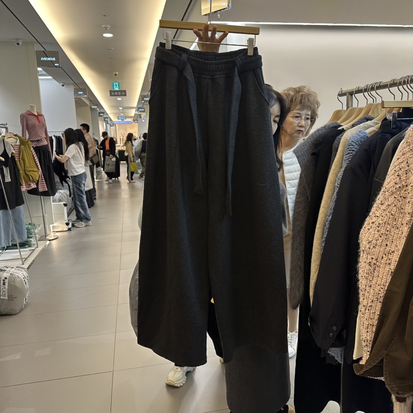ALEGRE韓國代購㊣女士新品推薦休閑時尚人氣職業真品休閑褲ALEGRE休閑褲圖色2深灰色