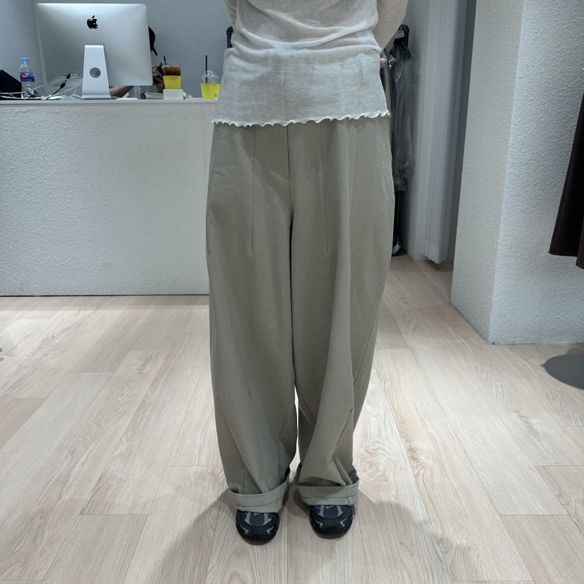 EPIC-S東大門㊣實拍女裝新品休閑職業推薦時尚真品休閑褲腰帶EPIC-S休閑褲圖色2