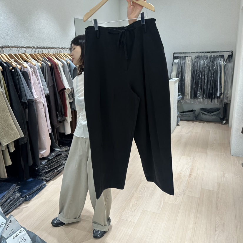 EPIC-S東大門㊣實拍女裝新品休閑職業推薦時尚真品休閑褲腰帶EPIC-S休閑褲圖色3