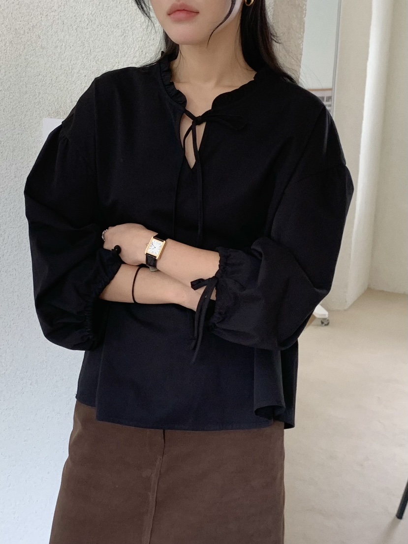 REGULARLY/PLACOR東大門㊣代購女士新款真品襯衫蕾絲衫泡泡袖REGULARLY/PLACOR襯衫/蕾絲衫