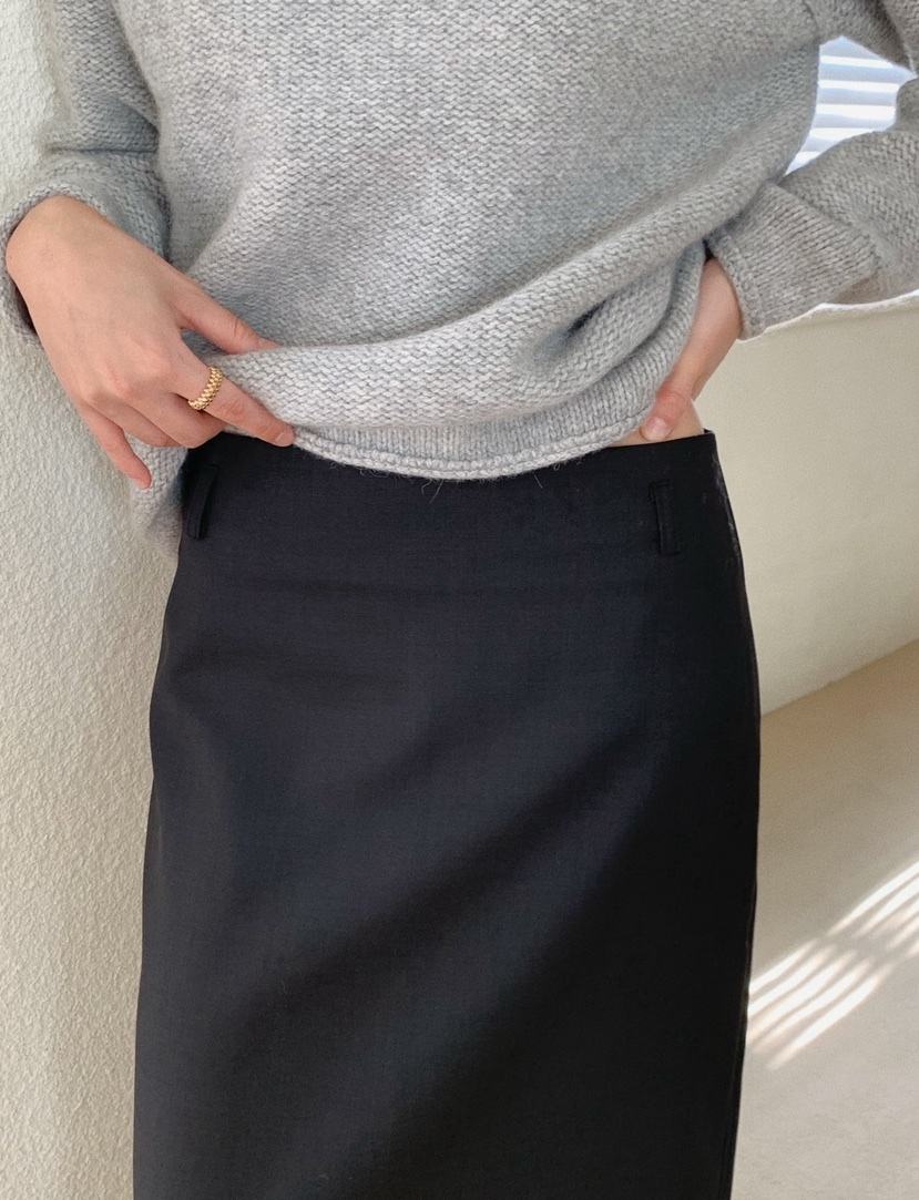 REGULARLY/PLACOR韓國代購㊣女裝新品職業推薦真品長裙羊毛REGULARLY/PLACOR長裙