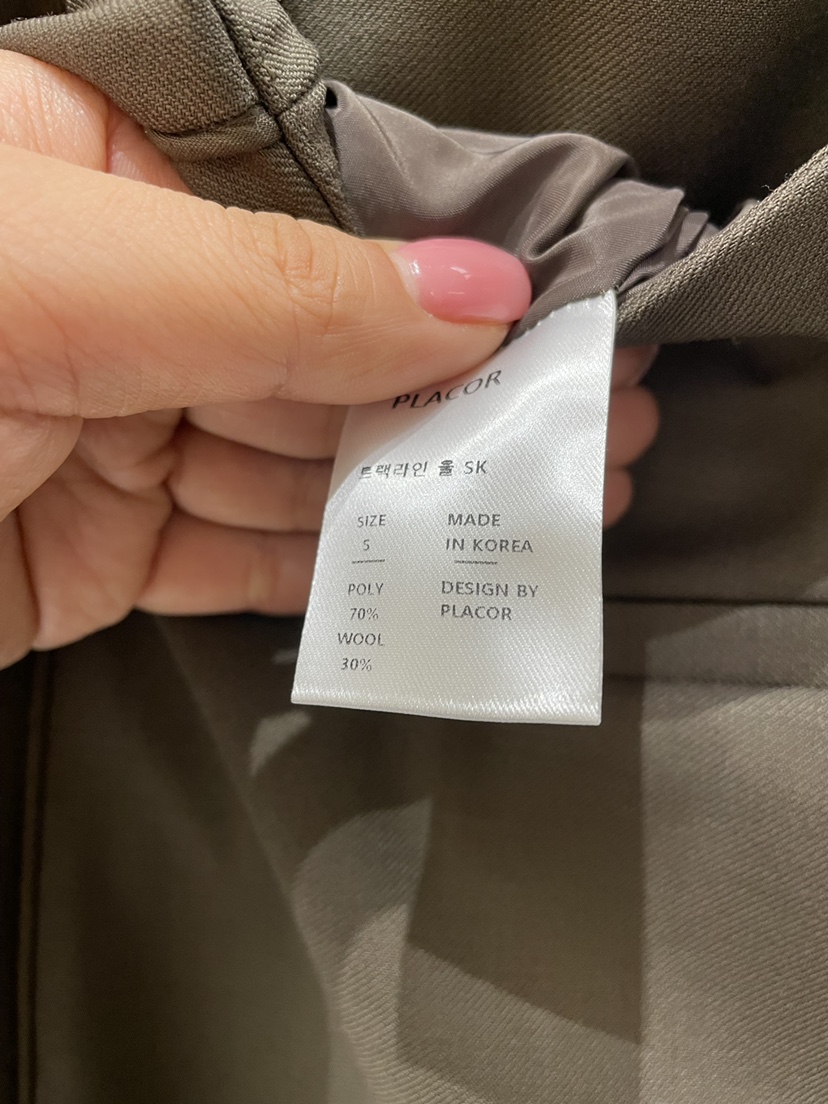 REGULARLY/PLACOR韓國代購㊣女裝新品職業推薦真品長裙羊毛REGULARLY/PLACOR長裙