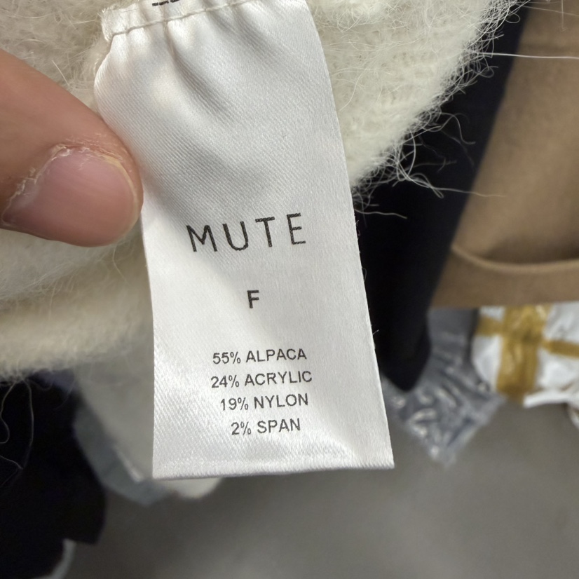 MUTE-P韓國直郵㊣女裝新款時尚推薦熱賣25秋冬真品休閑針織衫MUTE針織衫