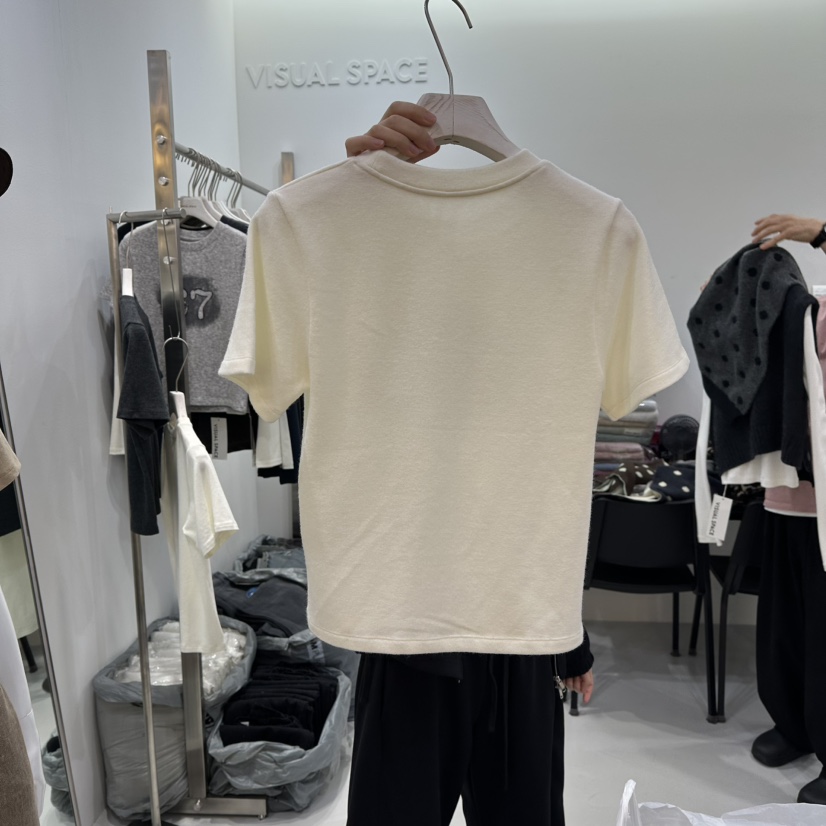 VISUAL SPACE東大門㊣直郵女士新品25秋冬職業時尚熱賣T恤VISUAL SPACET恤