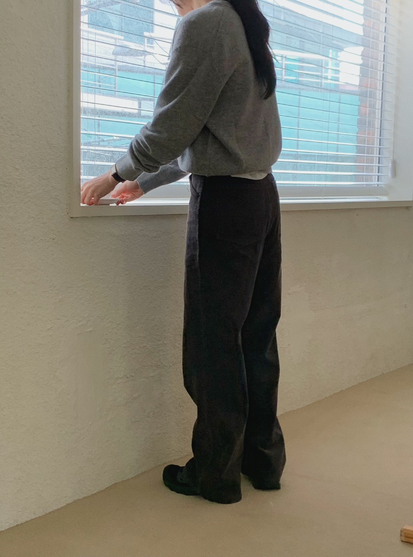 REGULARLY/PLACOR東大門㊣實拍女裝新款25秋冬休閑褲燈芯絨口袋REGULARLY/PLACOR休閑褲