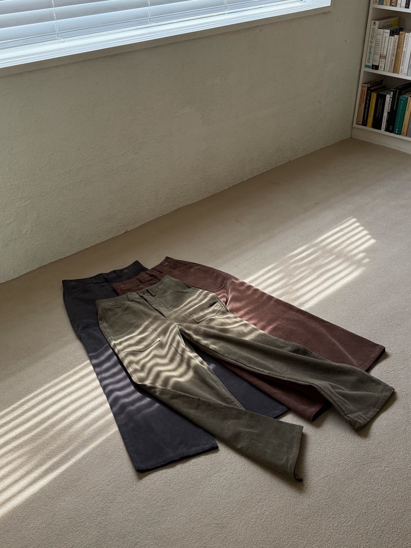REGULARLY/PLACOR東大門㊣實拍女裝新款25秋冬休閑褲燈芯絨口袋REGULARLY/PLACOR休閑褲